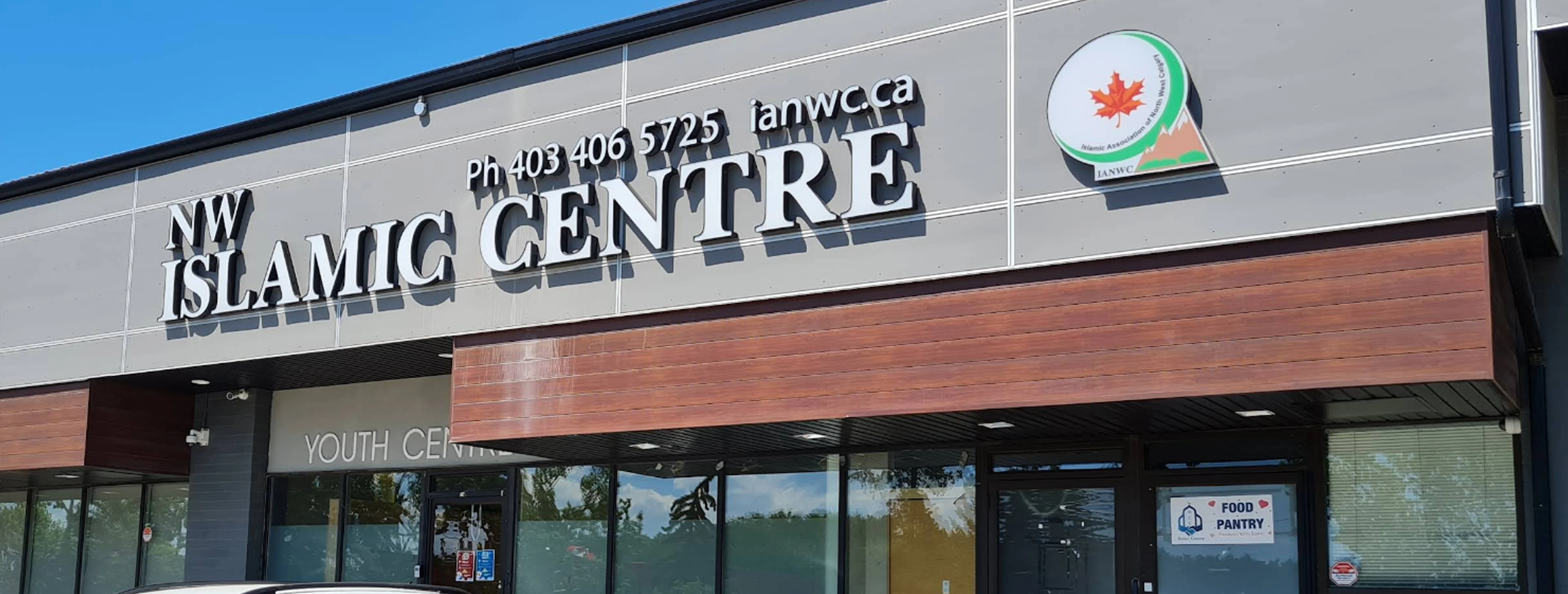 Exterior view of The Islamic Association of North West Calgary Calgary building